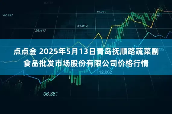 点点金 2025年5月13日青岛抚顺路蔬菜副食品批发市场股份有限公司价格行情