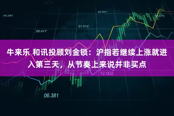 牛来乐 和讯投顾刘金锁：沪指若继续上涨就进入第三天，从节奏上来说并非买点