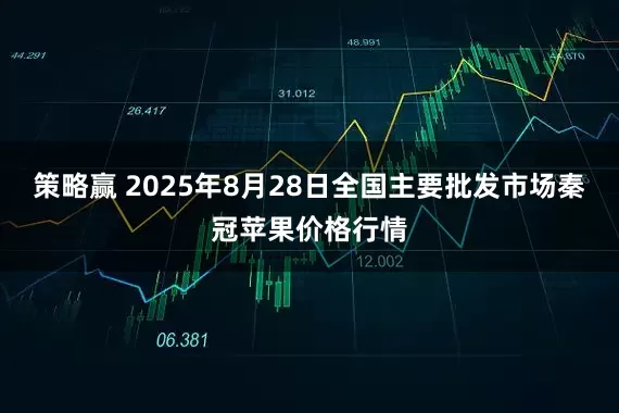 策略赢 2025年8月28日全国主要批发市场秦冠苹果价格行情